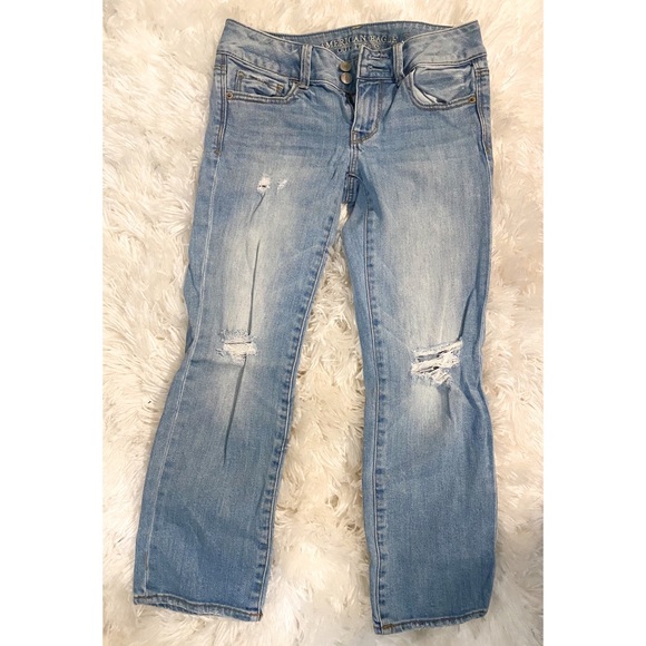 American Eagle cropped jeans size 00 - Picture 1 of 4